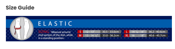 Shin sleeve compression support for calf, Achilles & tibia