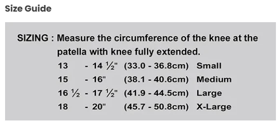 Knee Stabilizer with Patella Relief, EVA Pad & Metal Hinges