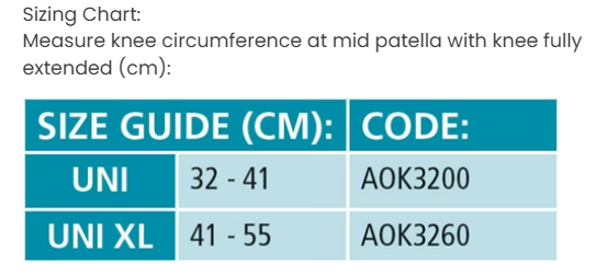 Allcare Wrap-Around Knee Support Brace for Stability & Pain Relief