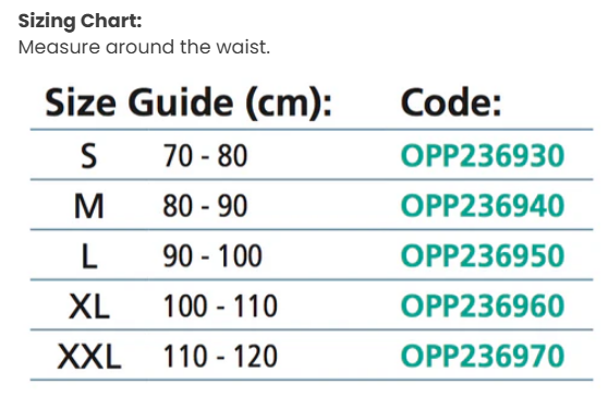 Oppo Deluxe PRO Lumbar Support – Adjustable Breathable Back Brace (12"