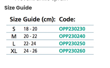 OPPO Deluxe Ankle Stabiliser - Adjustable Heel-Lock Ankle Support