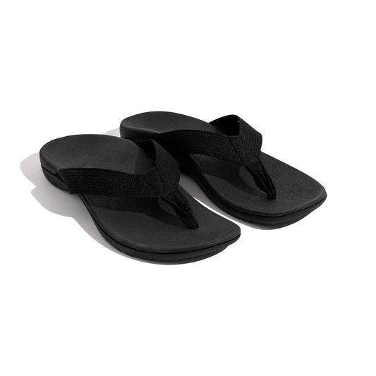 Axign Flip Flops Orthotic Thongs / Slides - Black