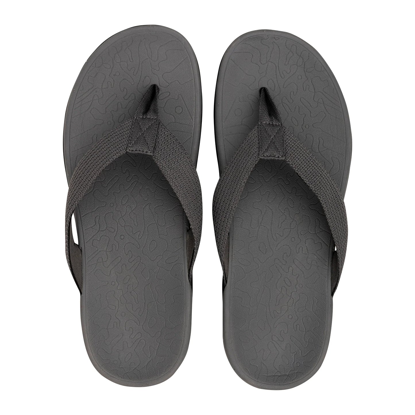 Axign Flip Flops Orthotic Thongs / Slides - Grey