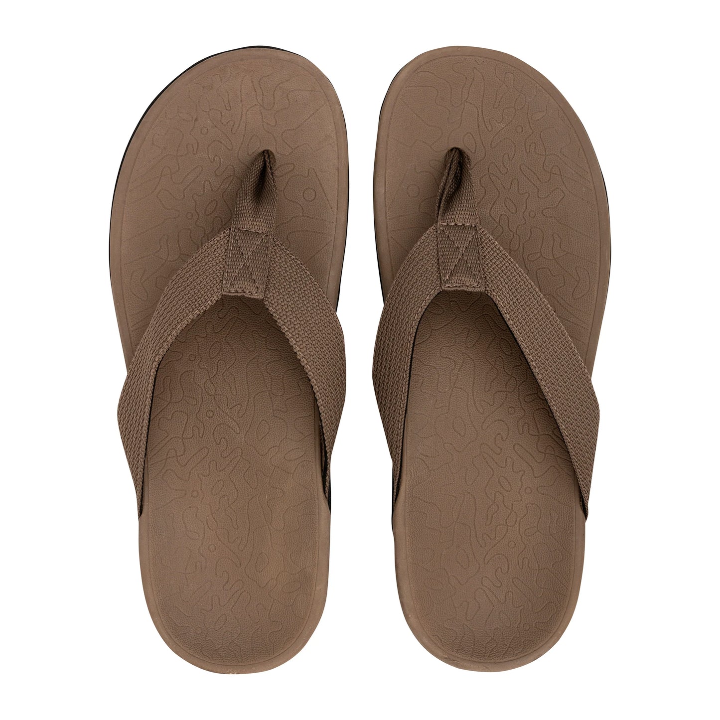 Axign Flip Flops Orthotic Thongs / Slides - Khaki / Tan