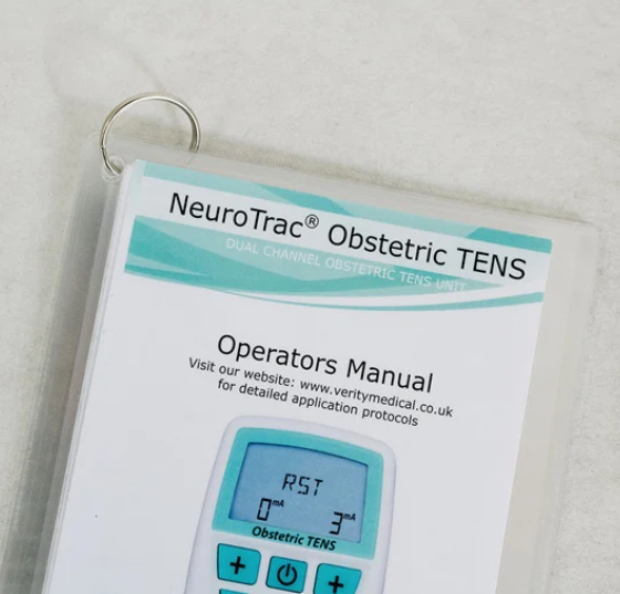NeuroTrac TENS Labour Pain Relief Unit – Dual Channel Digital Obstetric TENS for Natural Birth Support with Boost Button & LCD