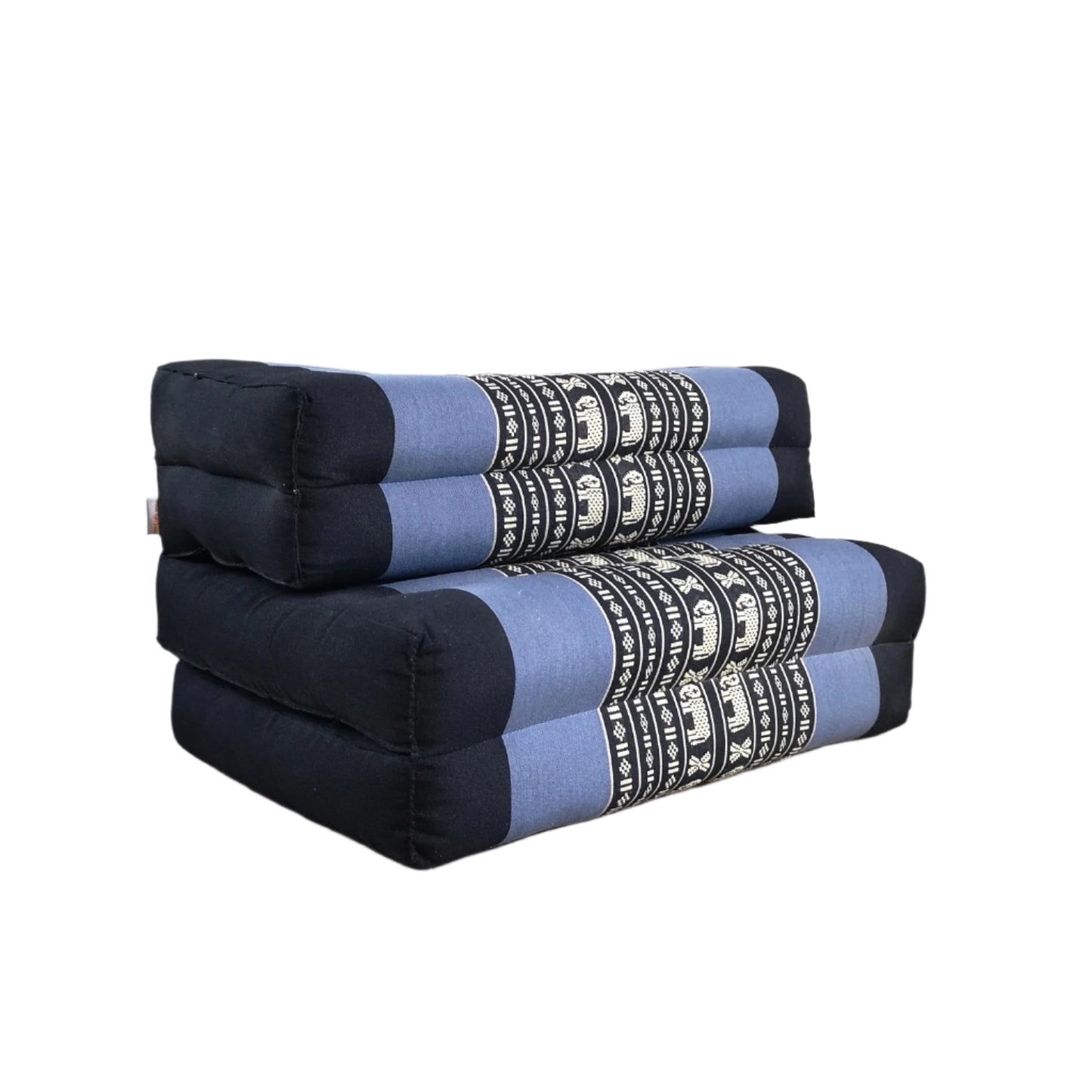 Zafu Meditation Cushion Set - 100% Kapok Fold Out Cushion Yoga Mat Zabuton Traditional Pillow