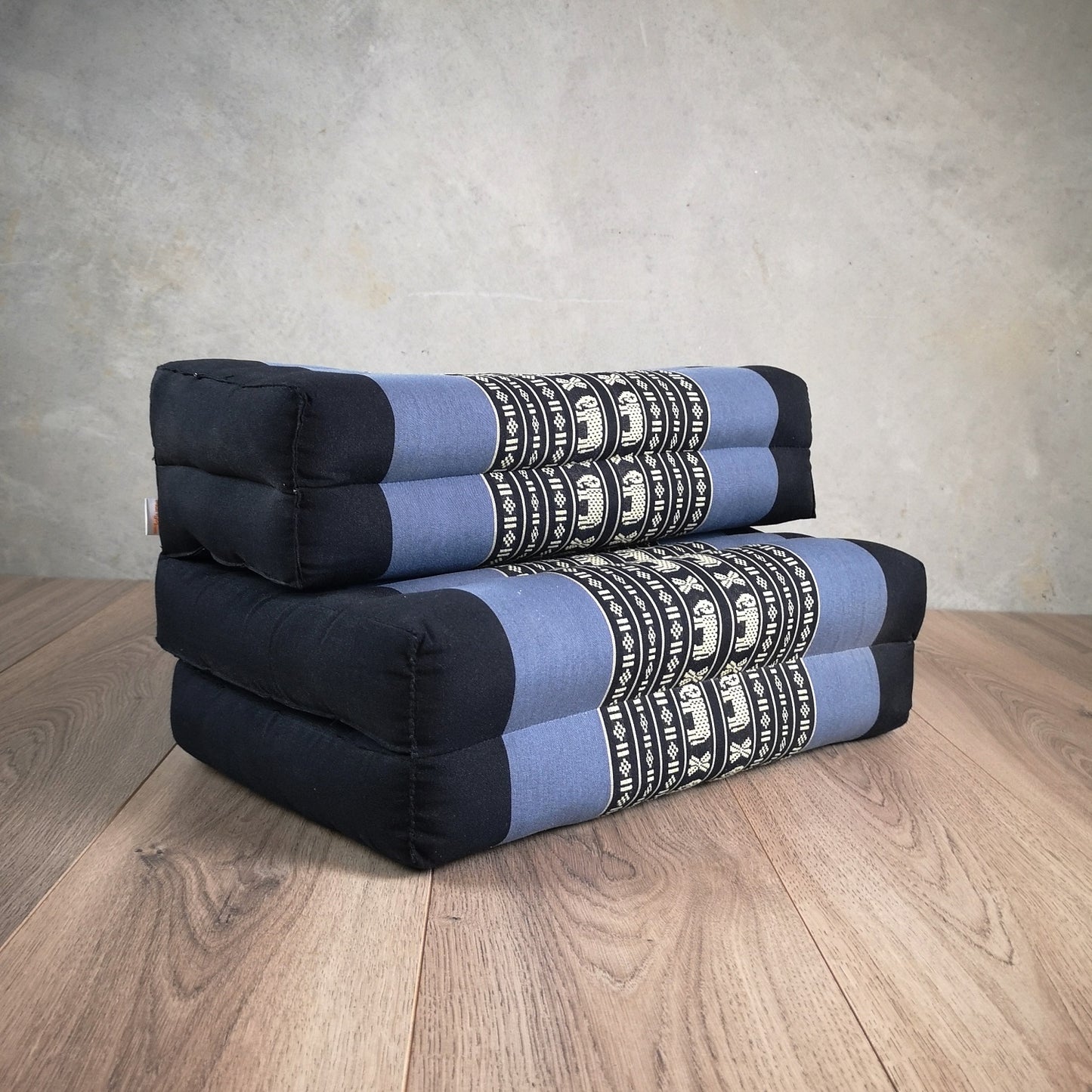 Zafu Meditation Cushion Set - 100% Kapok Fold Out Cushion Yoga Mat Zabuton Traditional Pillow