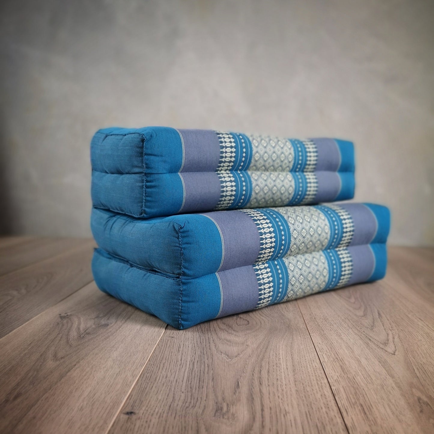 Zafu Meditation Cushion Set - 100% Kapok Fold Out Cushion Yoga Mat Zabuton Traditional Pillow