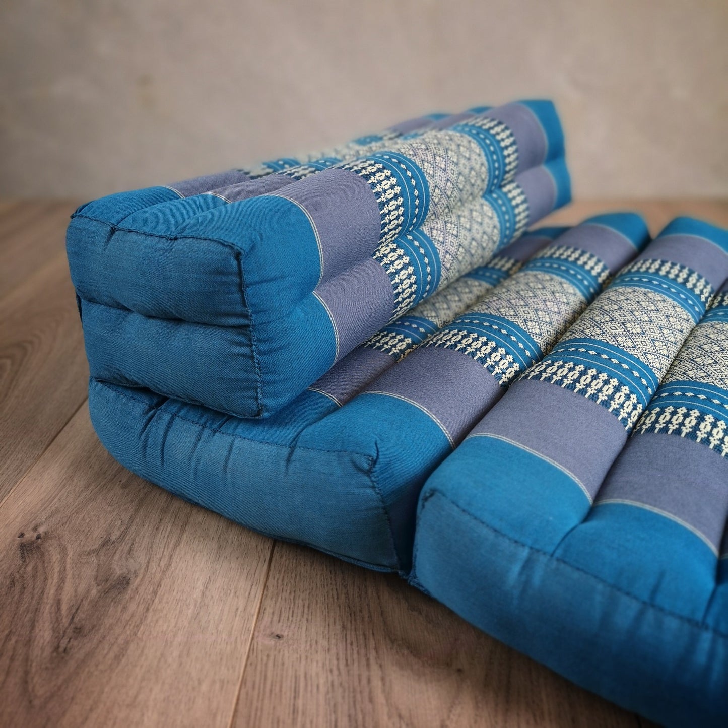 Zafu Meditation Cushion Set - 100% Kapok Fold Out Cushion Yoga Mat Zabuton Traditional Pillow