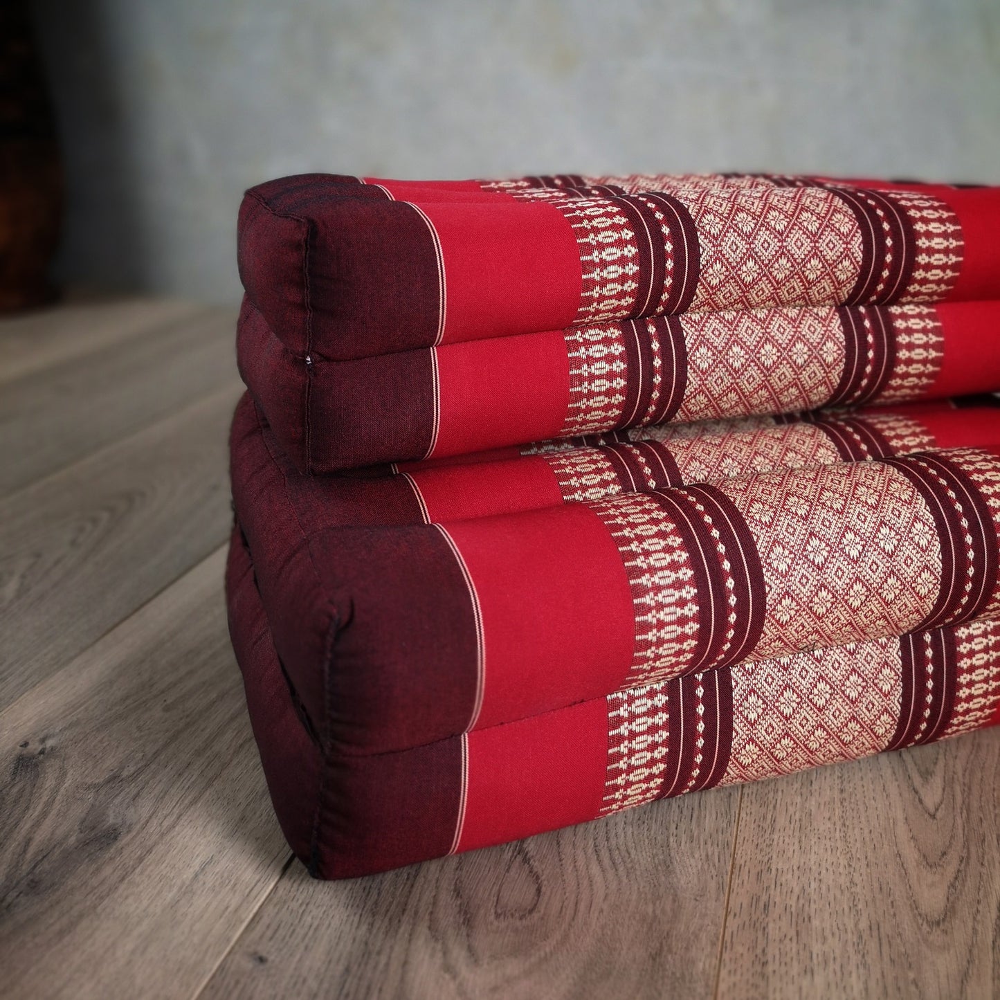 Zafu Meditation Cushion Set - 100% Kapok Fold Out Cushion Yoga Mat Zabuton Traditional Pillow
