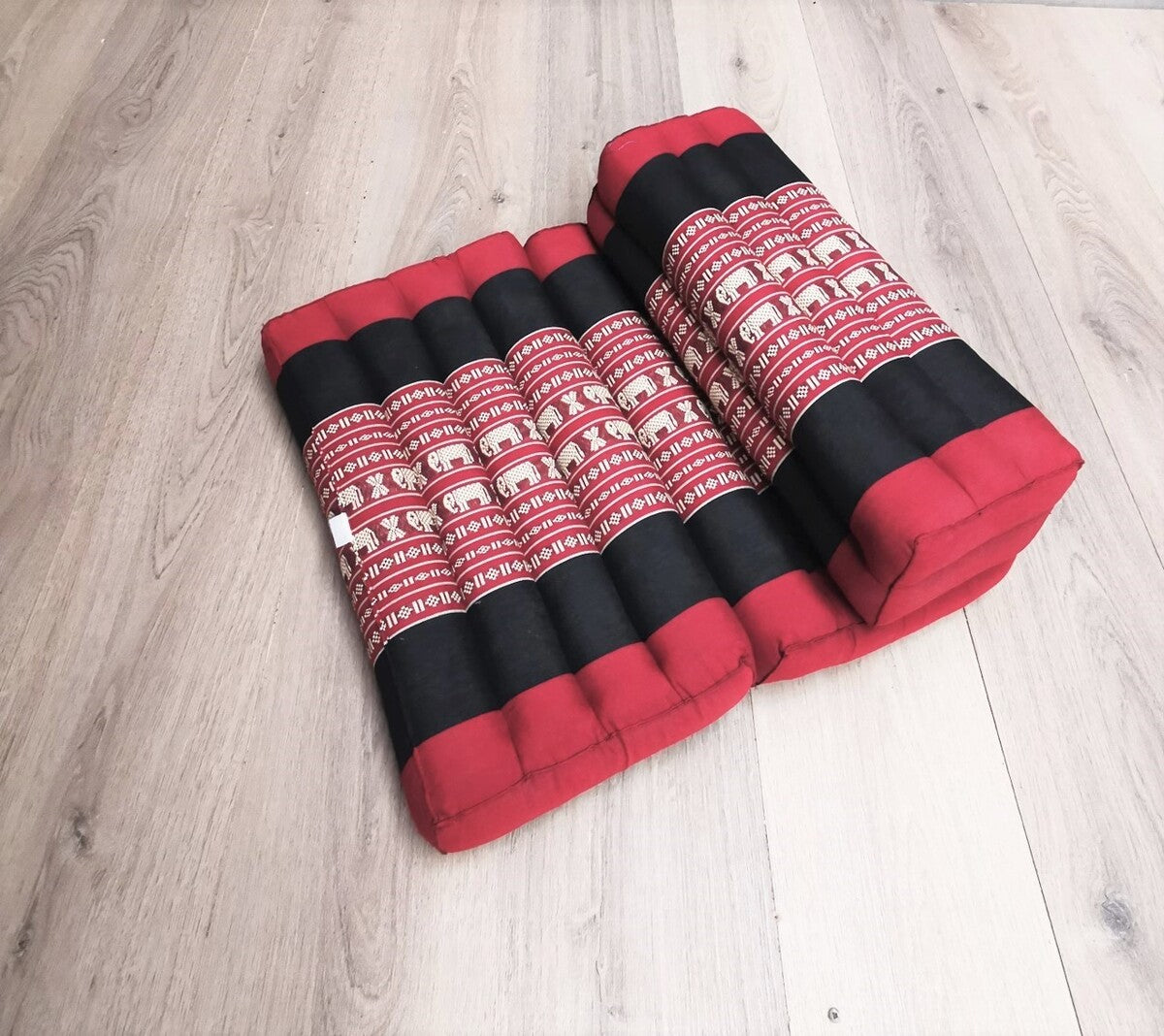 Zafu Meditation Cushion Set - 100% Kapok Fold Out Cushion Yoga Mat Zabuton Traditional Pillow
