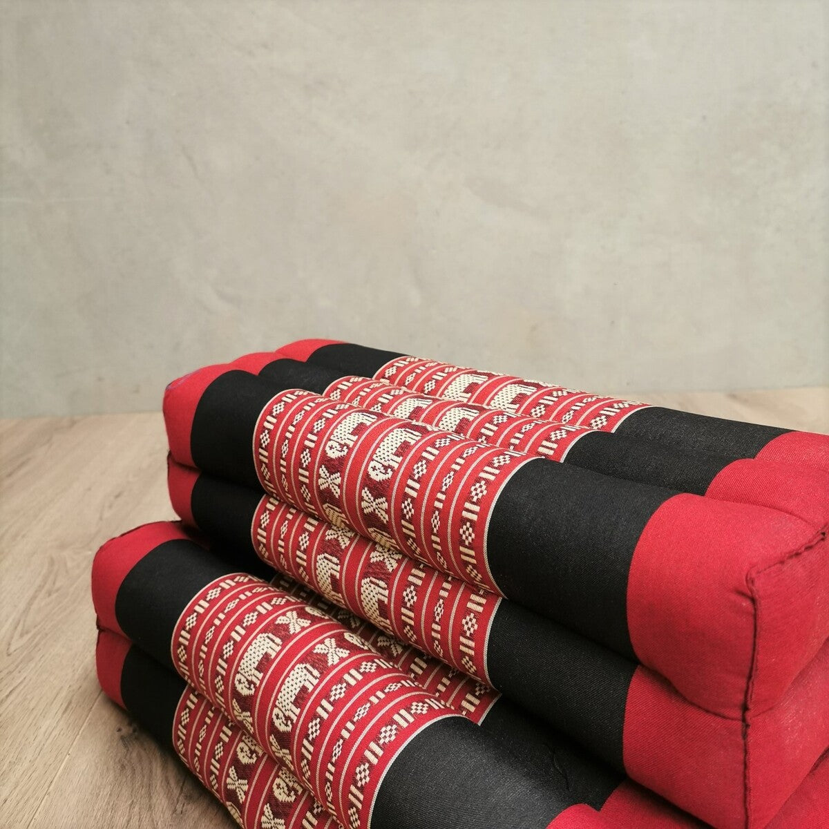 Zafu Meditation Cushion Set - 100% Kapok Fold Out Cushion Yoga Mat Zabuton Traditional Pillow