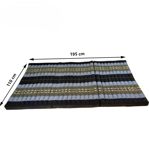 Queen Size Foldable Mattress – 100% Natural Kapok Fibre | Handmade Thai Cotton | Indoor/Outdoor Daybed