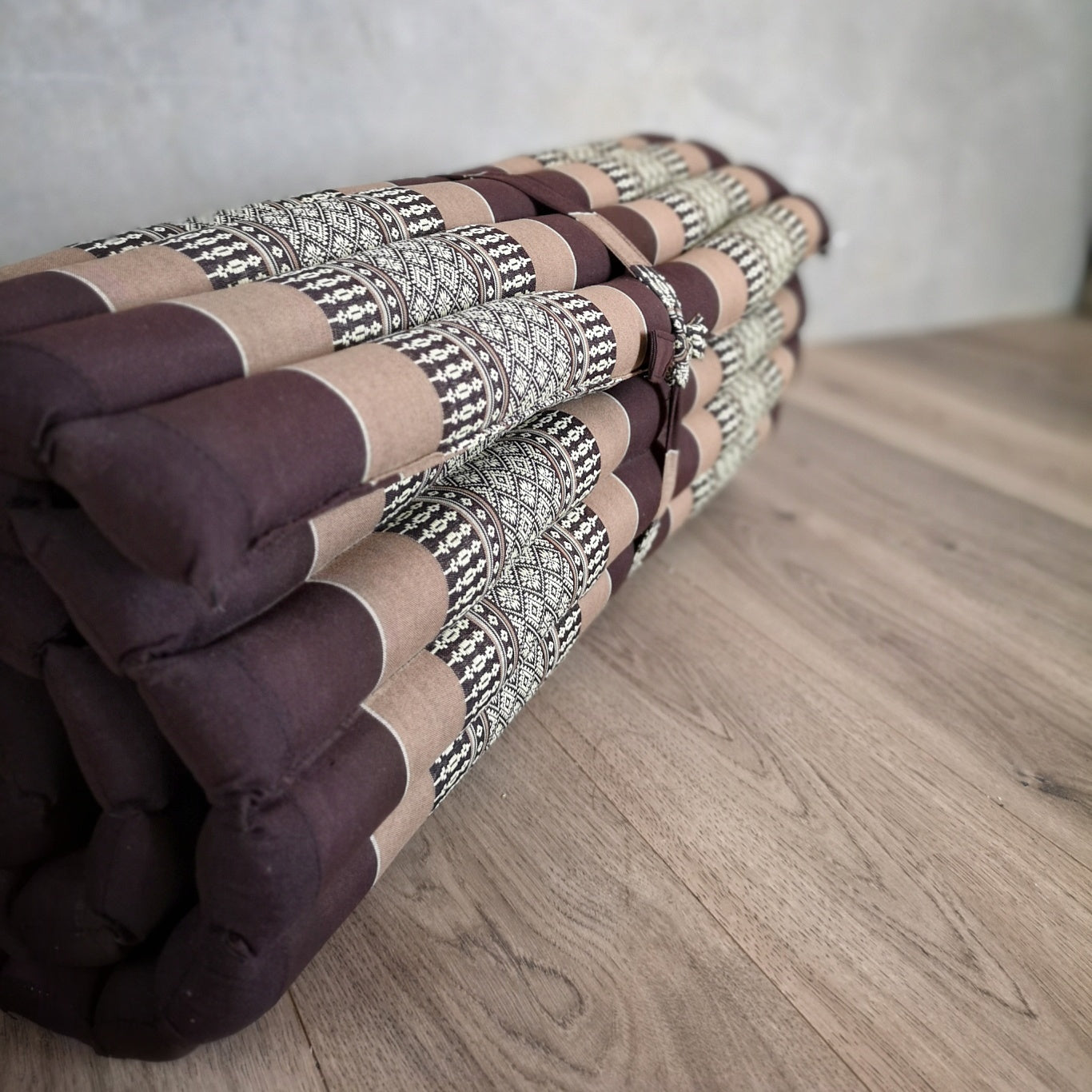 Handmade Thai Kapok Roll Up Mattress – Organic Kapok Sleeping Mat, Yoga Daybed and Floor Futon