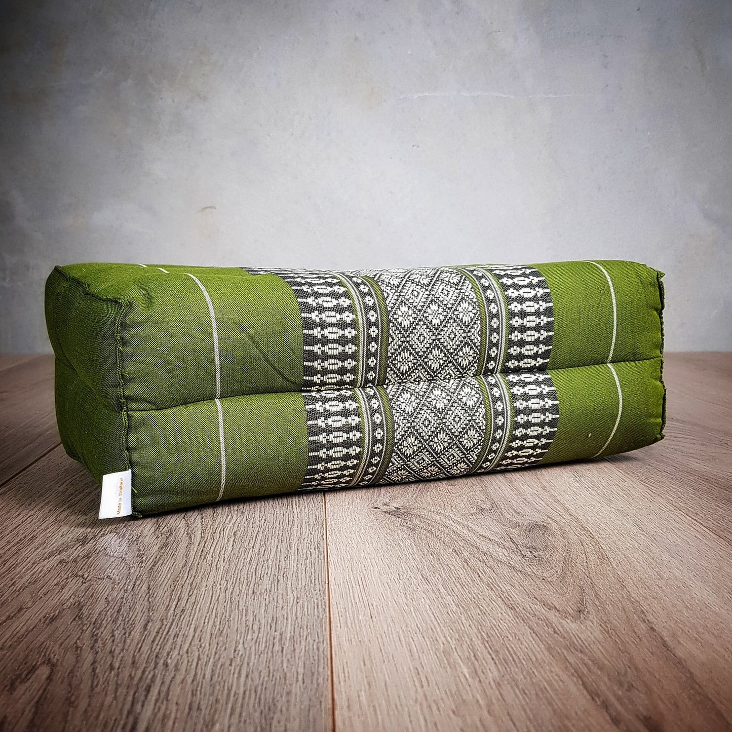 Jumbo Thai Triangle Pillow Three-Fold Day Bed with Arm/Leg Rest Block – Handmade Kapok Lounge Set