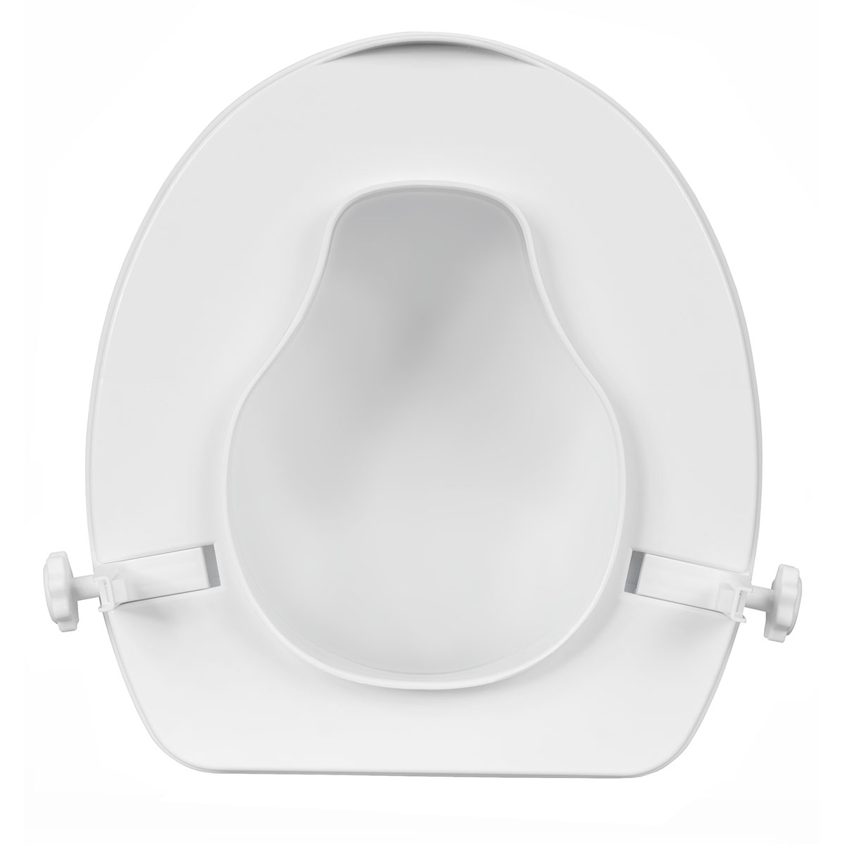 Ergonomic Raised Toilet Seat with Lid - 100mm Height for Enhanced Comfort & Mobility Support