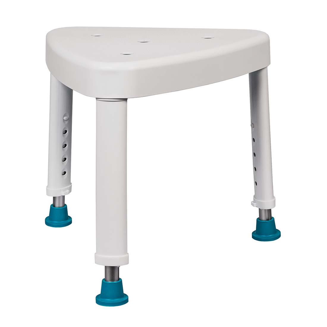 Premium Triangular Shower Stool - Ergonomic, Adjustable, Non-Slip Design for Corner Showers