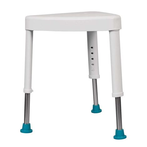 Premium Triangular Shower Stool - Ergonomic, Adjustable, Non-Slip Design for Corner Showers