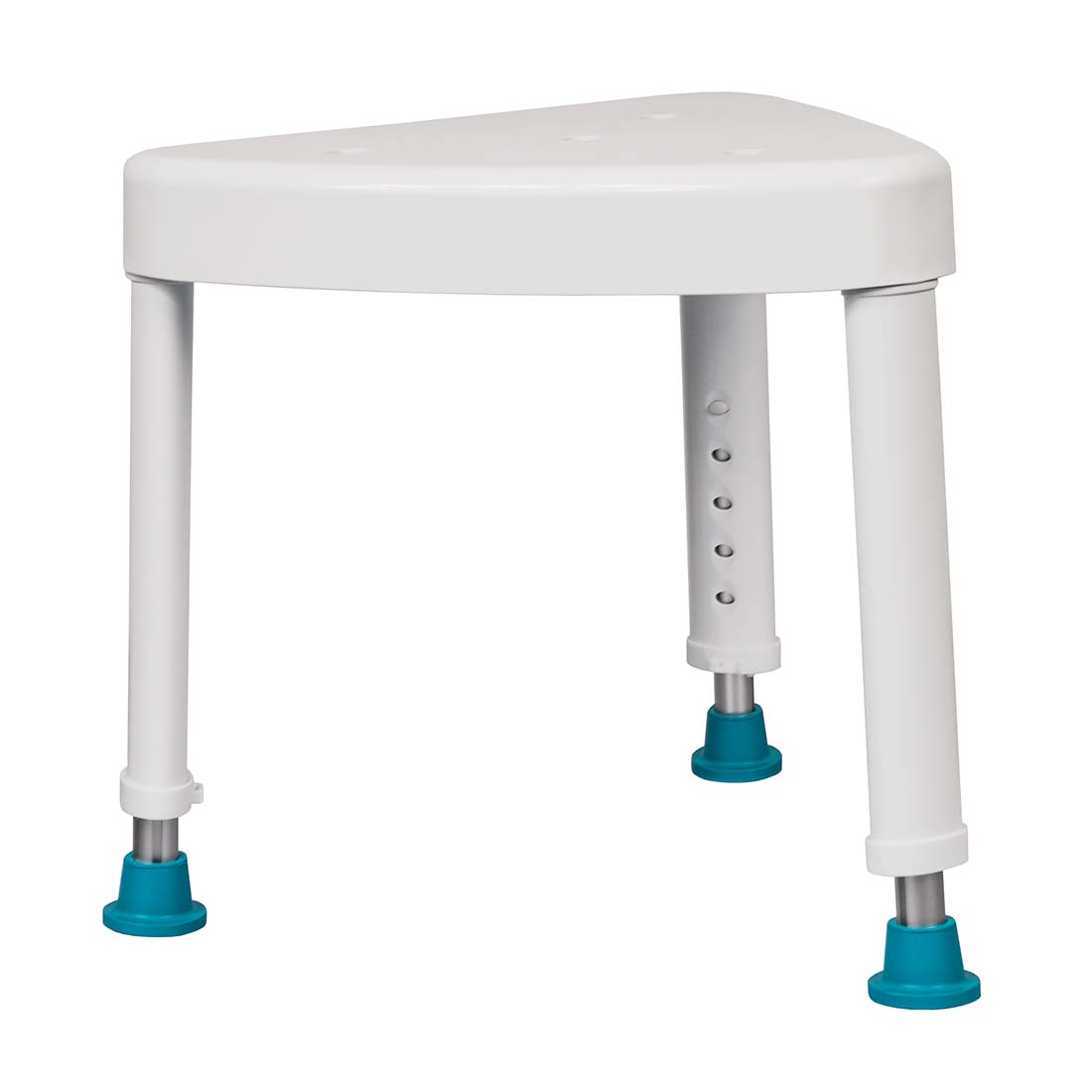 Premium Triangular Shower Stool - Ergonomic, Adjustable, Non-Slip Design for Corner Showers