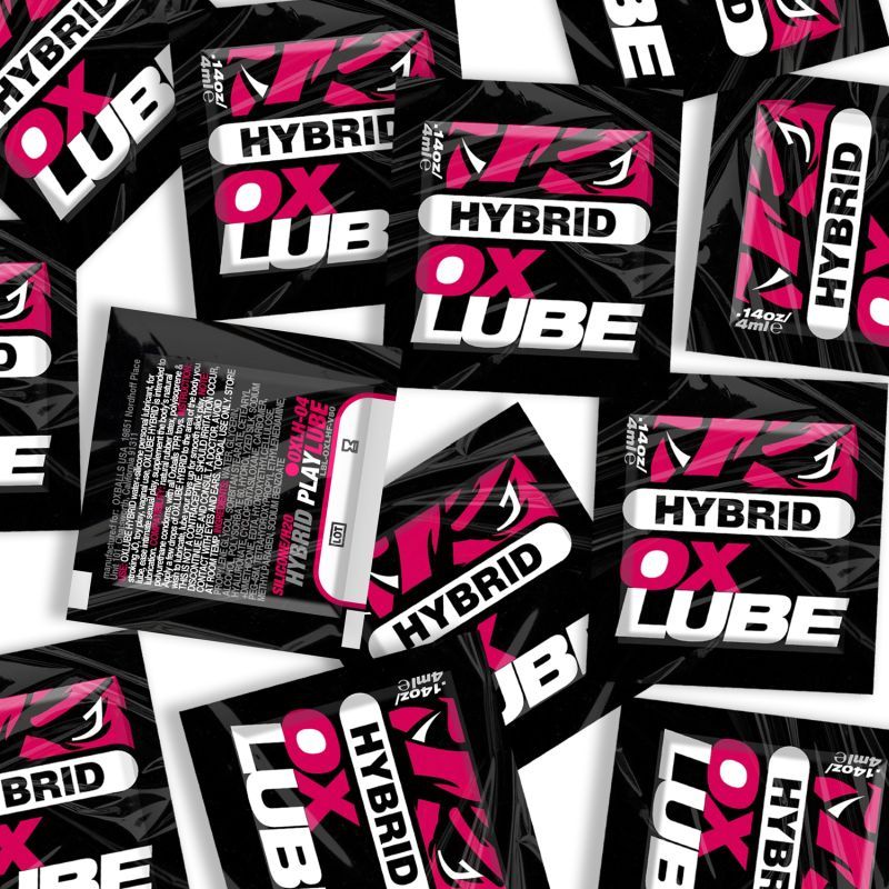 Hybrid Lubricant Sachets for Versatile Pleasure 50 Pk - OxBalls