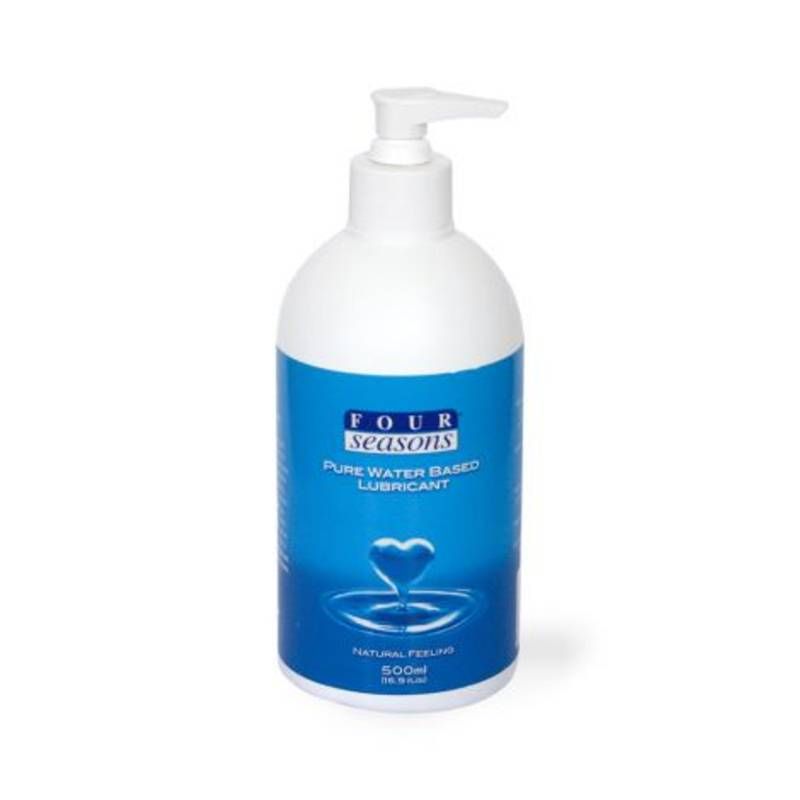 Pure Lubricant 500ml Water-Based for Natural Comfort - Four Seasons