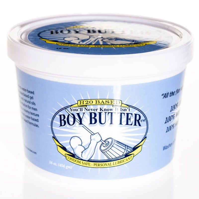 Boy Butter H2O Water-Based Lubricant Tub - Boy Butter