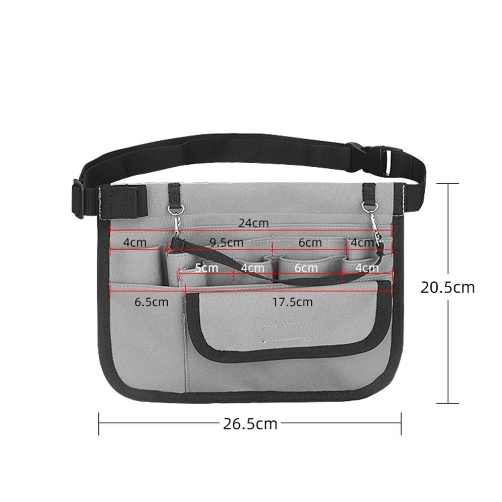 Nurse Organizer Belt Pocket Waist Bag Pouch Case for Medical Scissors Care Kit Tool,for Nurses, Utility Pack for Work, Teacher Tool Belt(Only storage bag)
