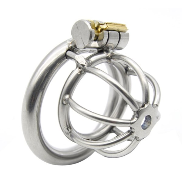 Stainless Steel Metal Cock Chastity Cage Device Restraint 50mm