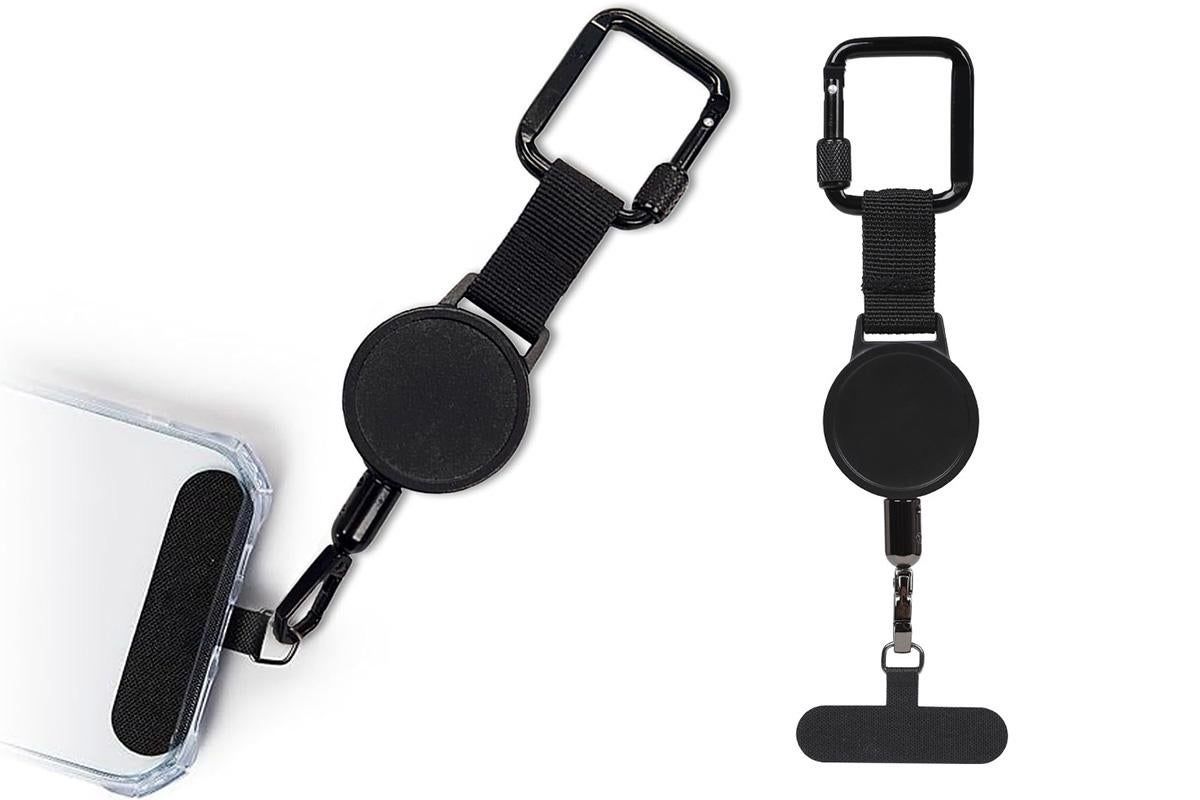 2PCS Retractable Anti-Theft Phone Tether Wrist Strap Holder