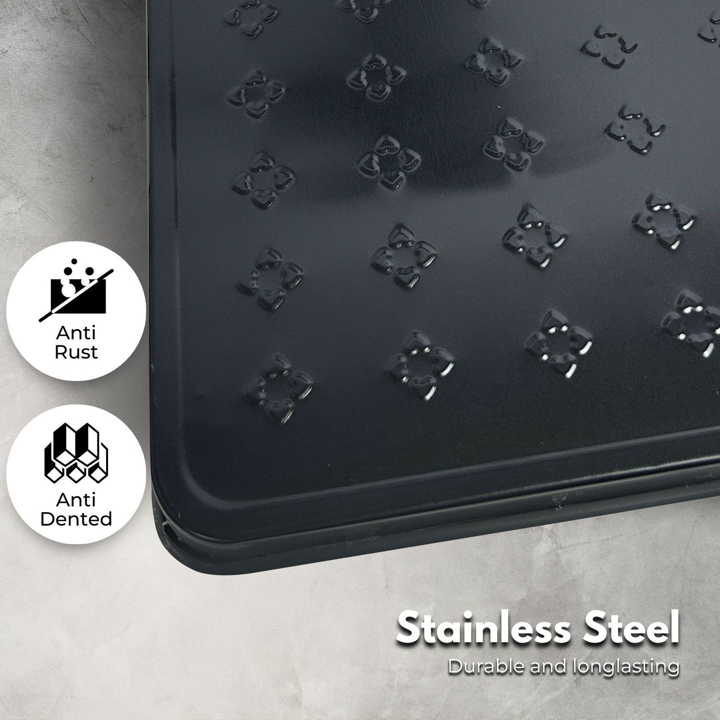 Heavy-Duty Commercial Platform Scales 150KG (Black)