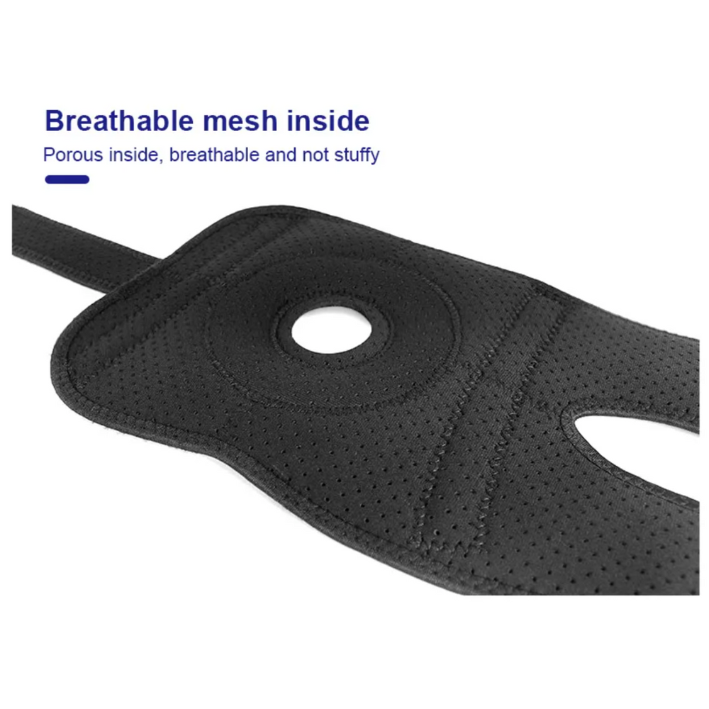 Adjustable Open-Patella Knee Brace for Arthritis, Ligament Injury & Post-Surgery Support | Breathable Neoprene | One Size Fits Most