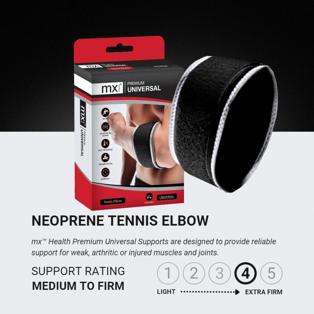 MX Premium Universal Elbow Forearm Support | Tennis Elbow