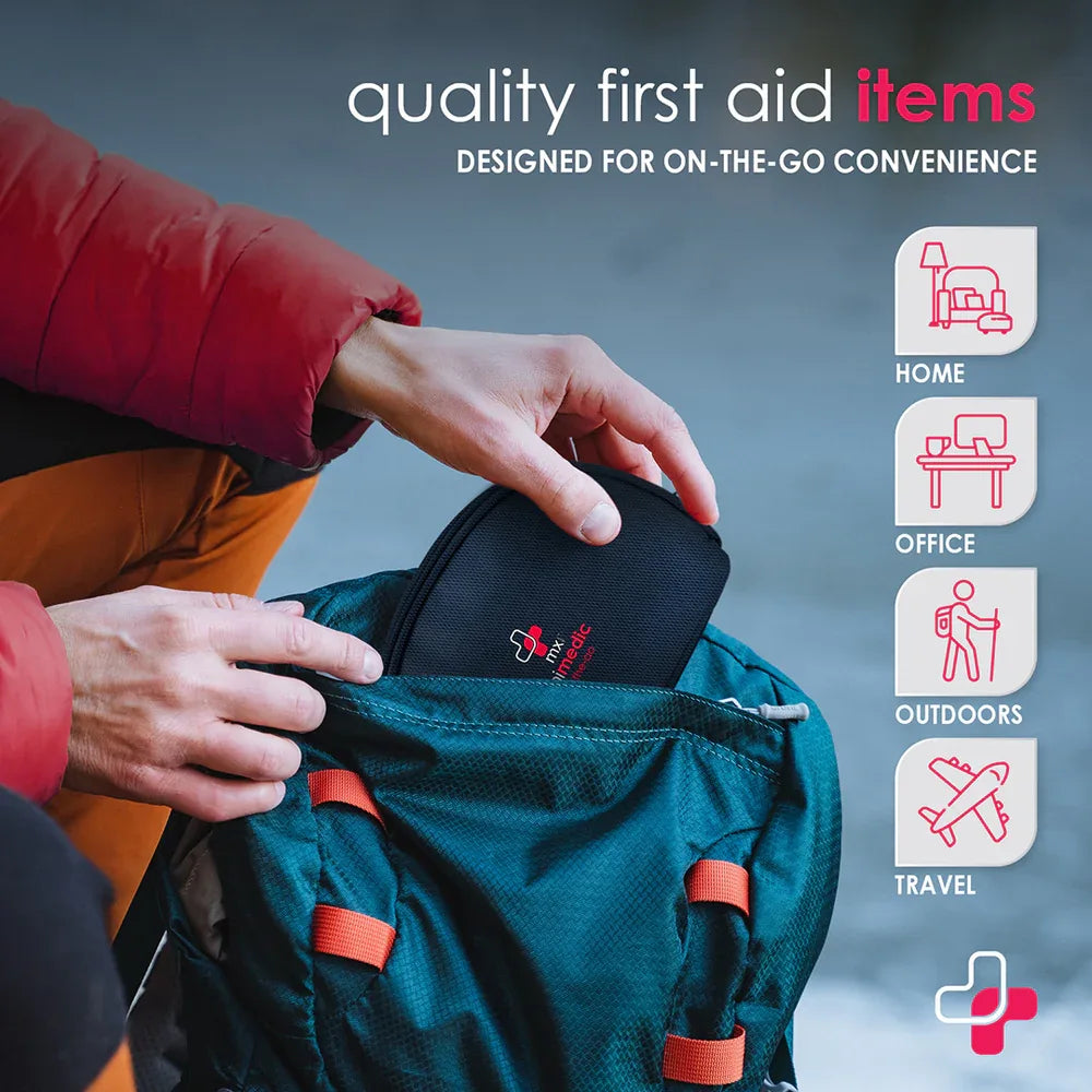 Minimedic On-The-Go First Aid Kit – Compact Emergency Medical Kit for Travel, Car, Camping & Everyday Use