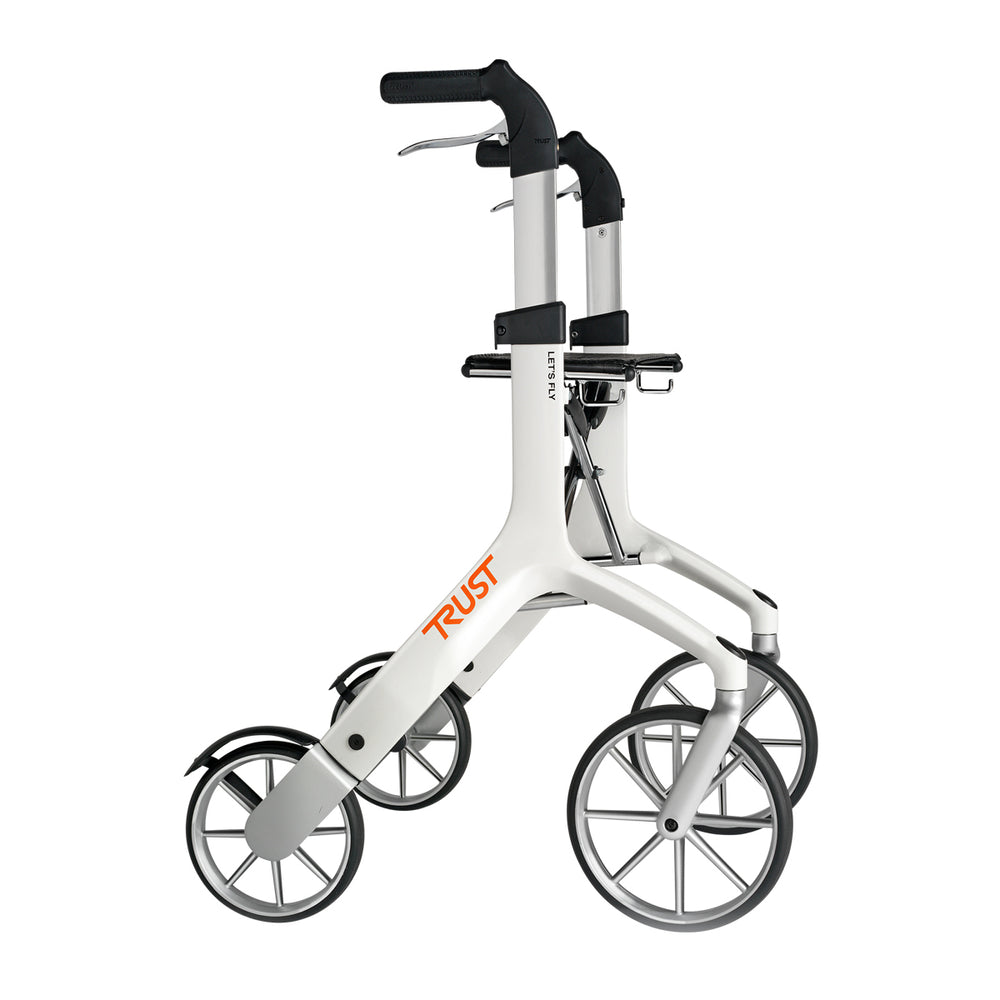 Trustcare Rollator Walker – Lightweight Mobility Walker with Seat & Bag - Award Winning