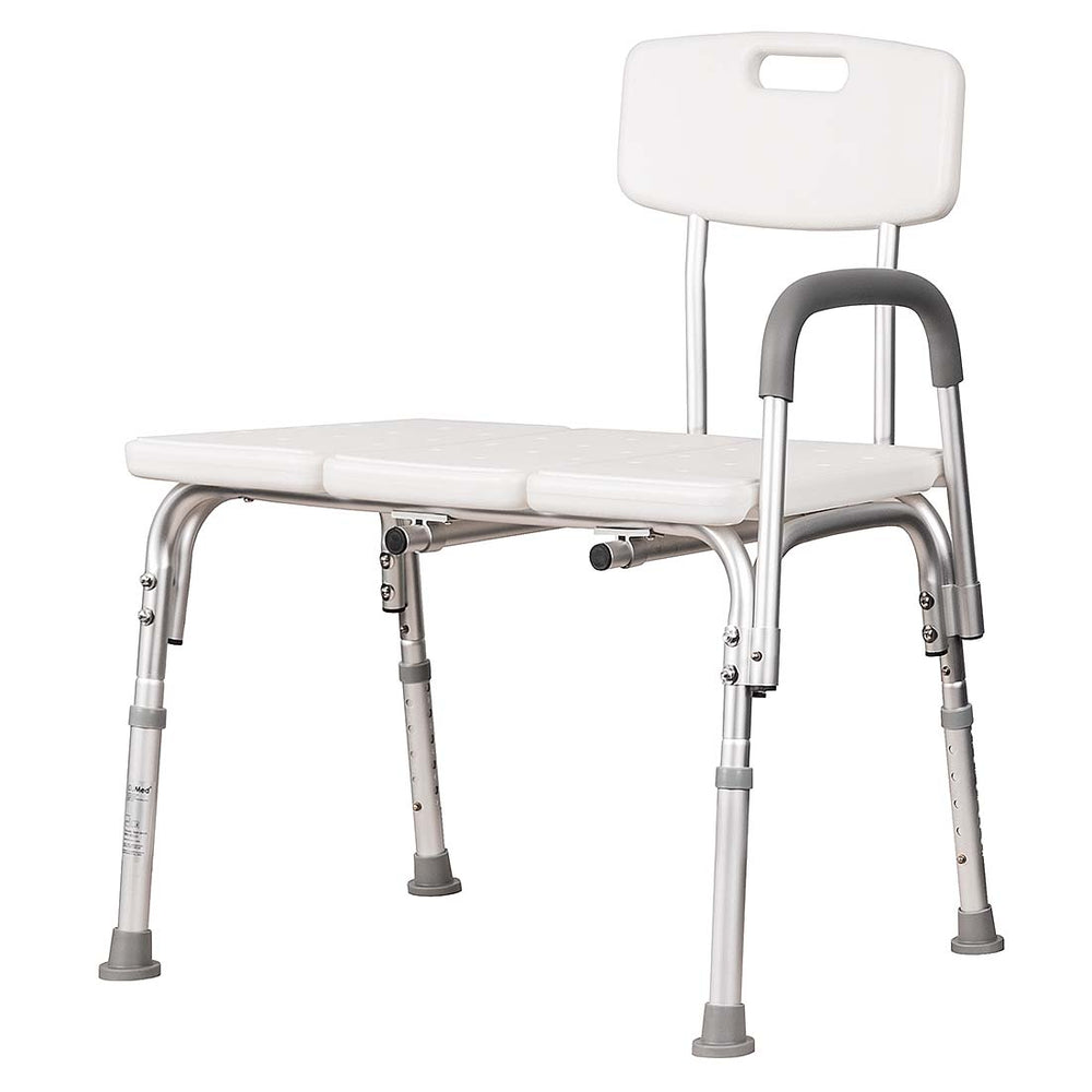 Adjustable Height Bath Transfer Bench – Non-Slip Shower Chair for Elderly & Disabled – Bathroom Safety Aid