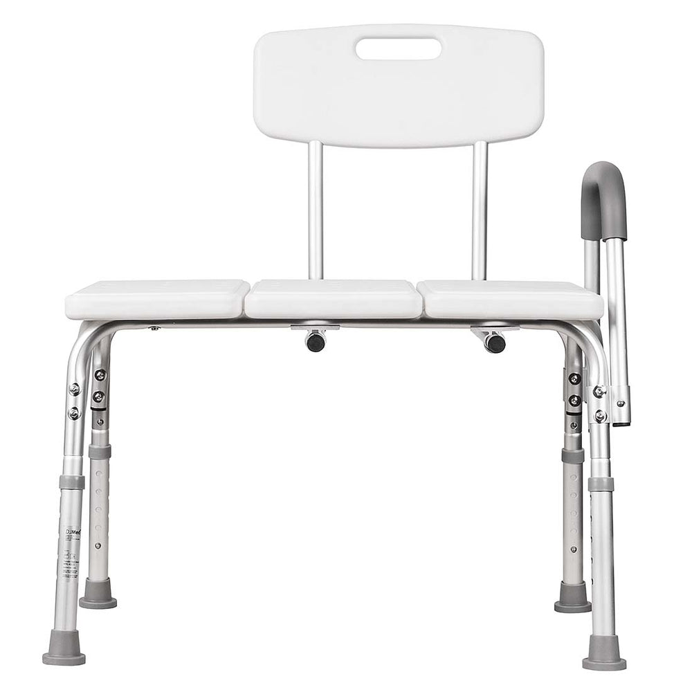 Adjustable Height Bath Transfer Bench – Non-Slip Shower Chair for Elderly & Disabled – Bathroom Safety Aid