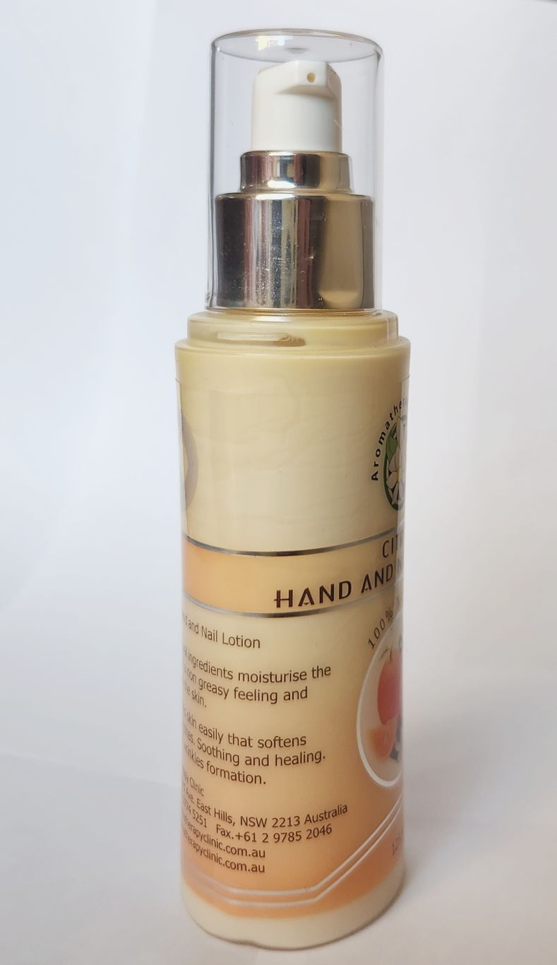 Citrus Hand & Nail Lotion - 100% Natural Skincare