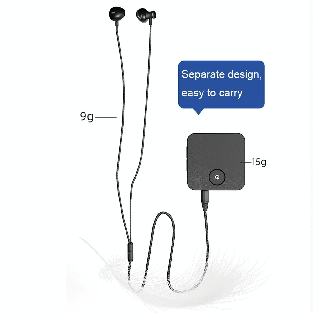 U20 Lavalier Bluetooth Headset Smart Sound Collector Black