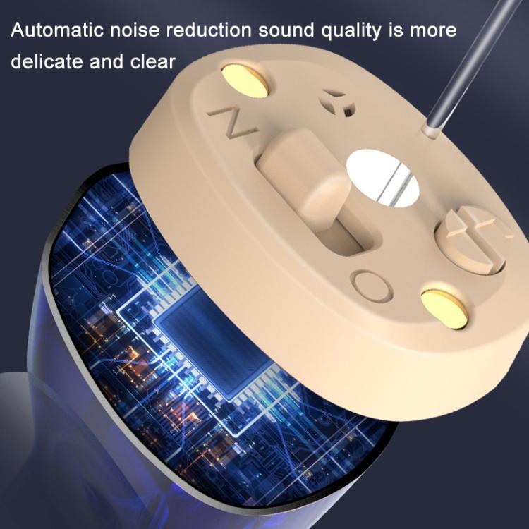 Digital Hearing Aid With Display & Charging - Red Blue