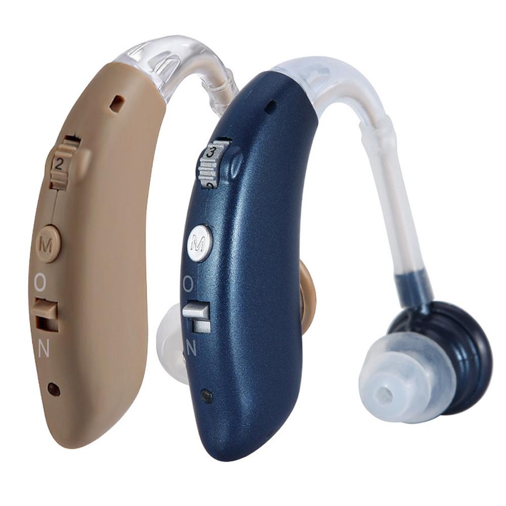 Earhook Hearing Aid With Usb Charging Noise Reduction - Skin-Colour