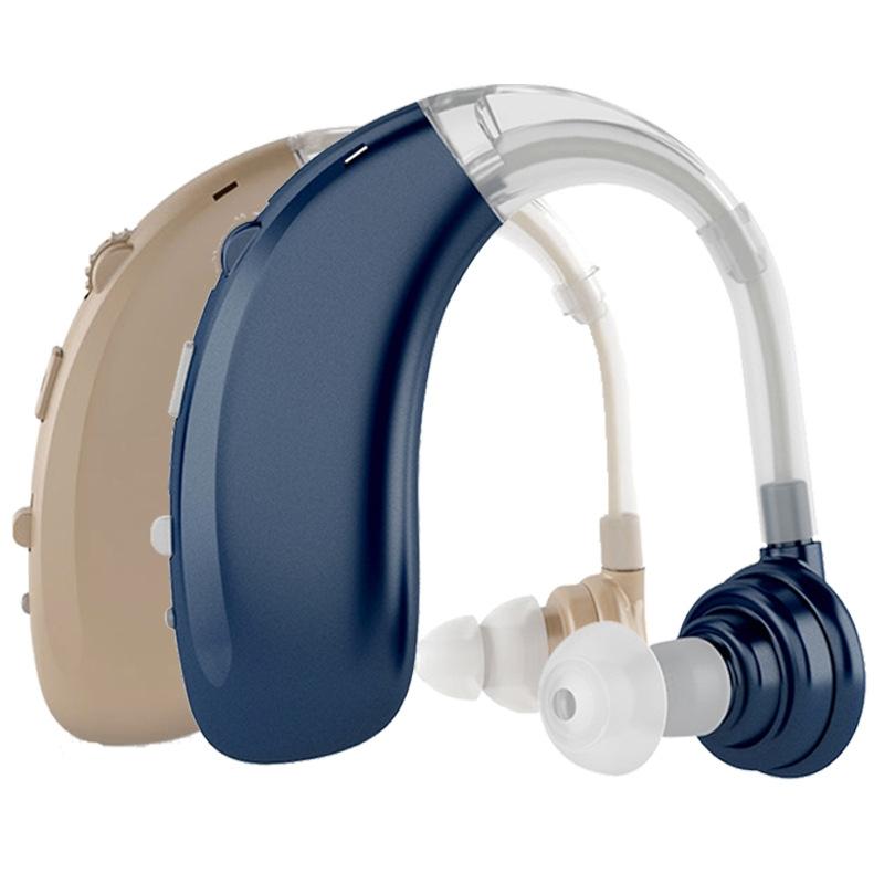 Earhook Hearing Aid With Usb Charging Noise Reduction - Skin-Colour
