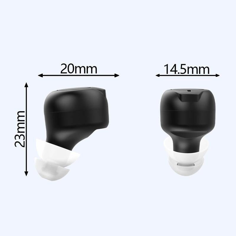 Rechargeable Semi In Ear Hearing Aid Elderly Sound Amplifier