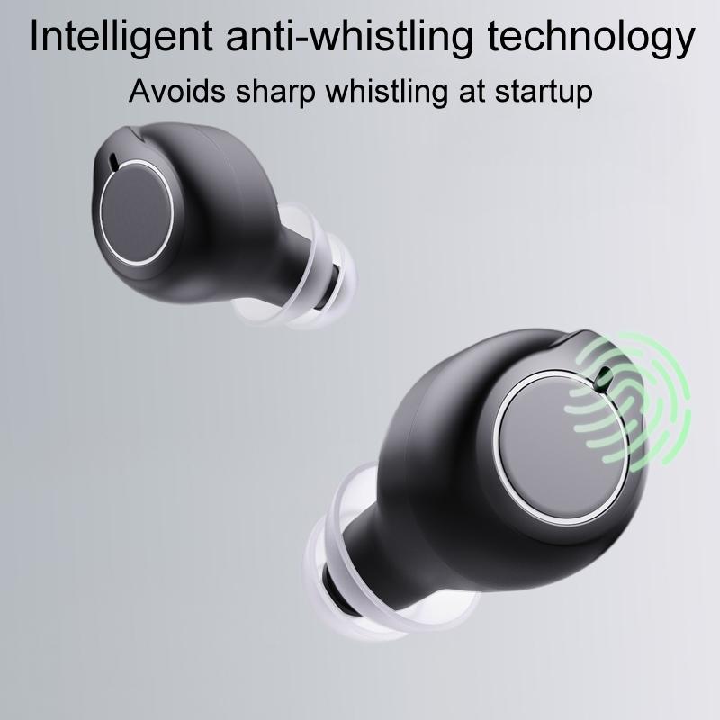Rechargeable Semi In Ear Hearing Aid Elderly Sound Amplifier