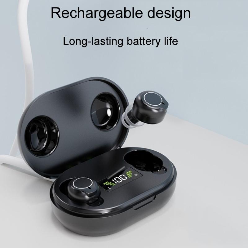 Rechargeable Semi In Ear Hearing Aid Elderly Sound Amplifier