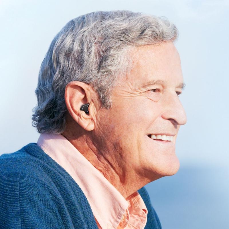 Rechargeable Semi In Ear Hearing Aid Elderly Sound Amplifier