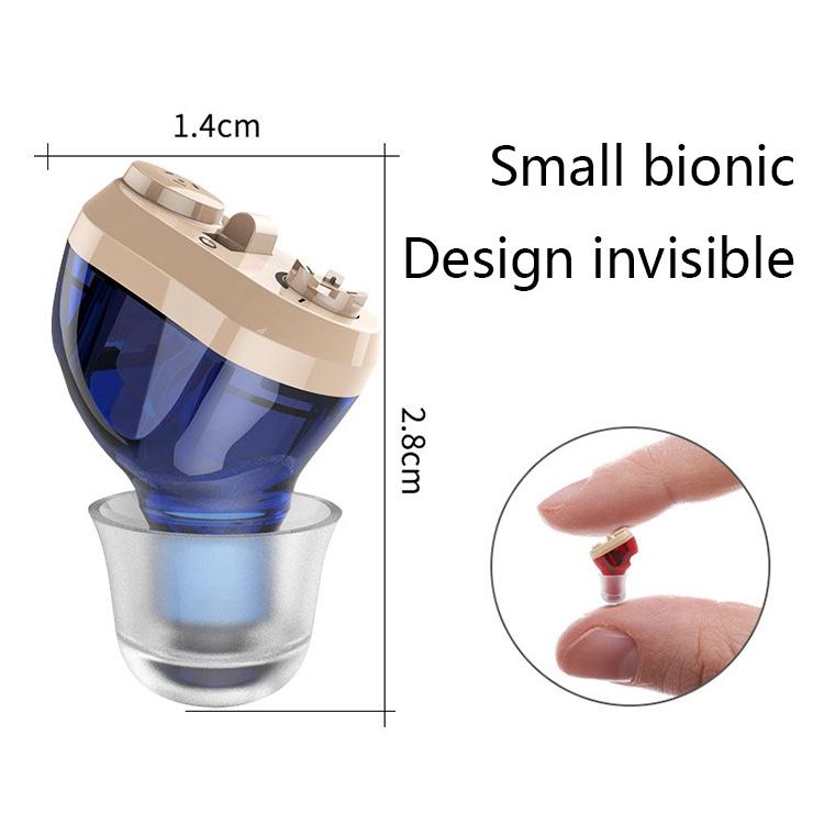 Compact Sound Amplifier For Seniors Enhance Hearing - Red