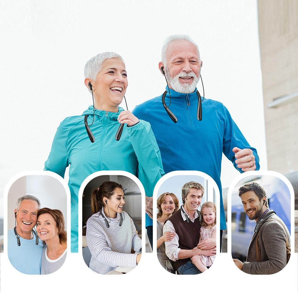 Wireless Hearing Aids For Elderly Z3 Multifunctional - Black