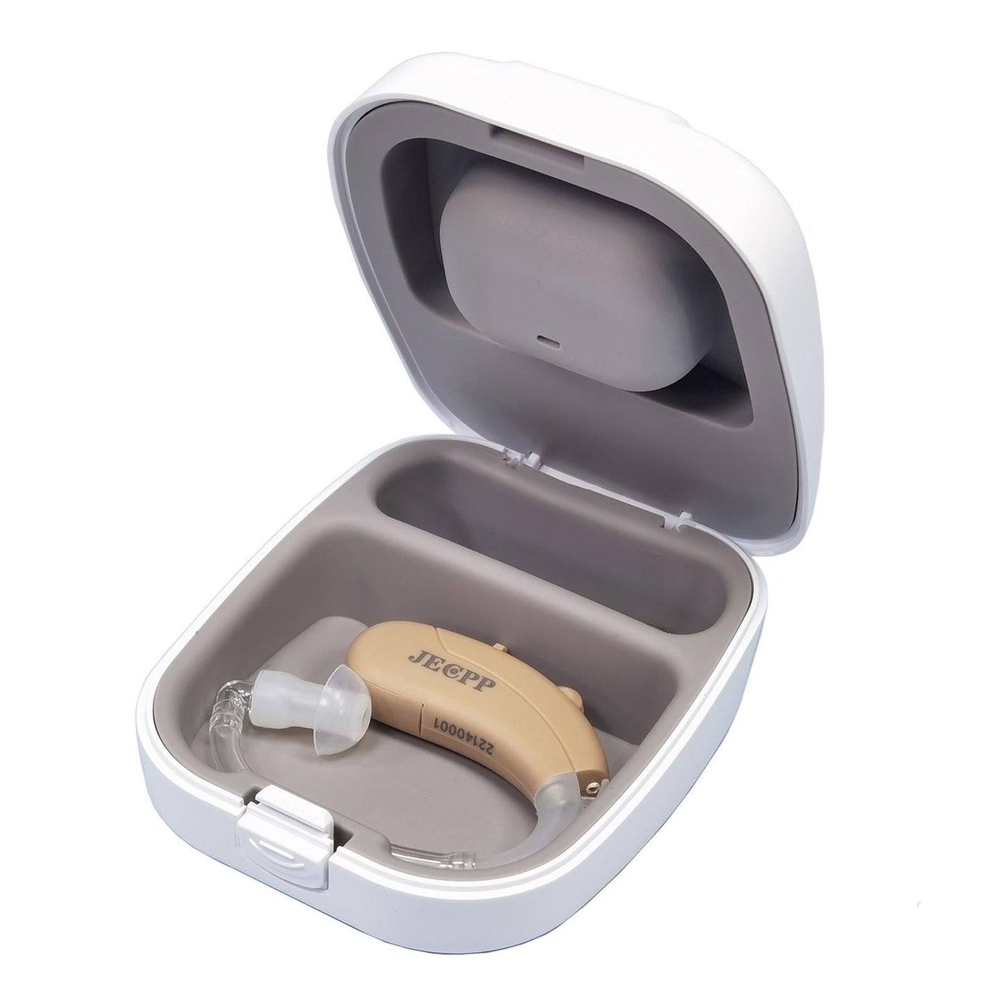 Earhook Hearing Aid Sound Amplifier Khaki