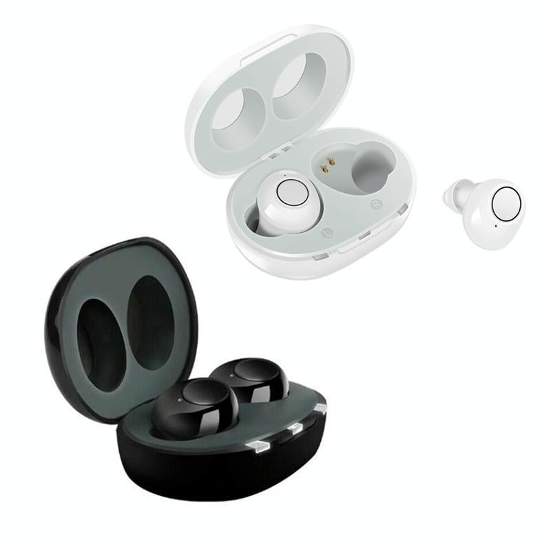 Portable Elderly Hearing Amplifier Ear Bulb Concentrator Aid - Black