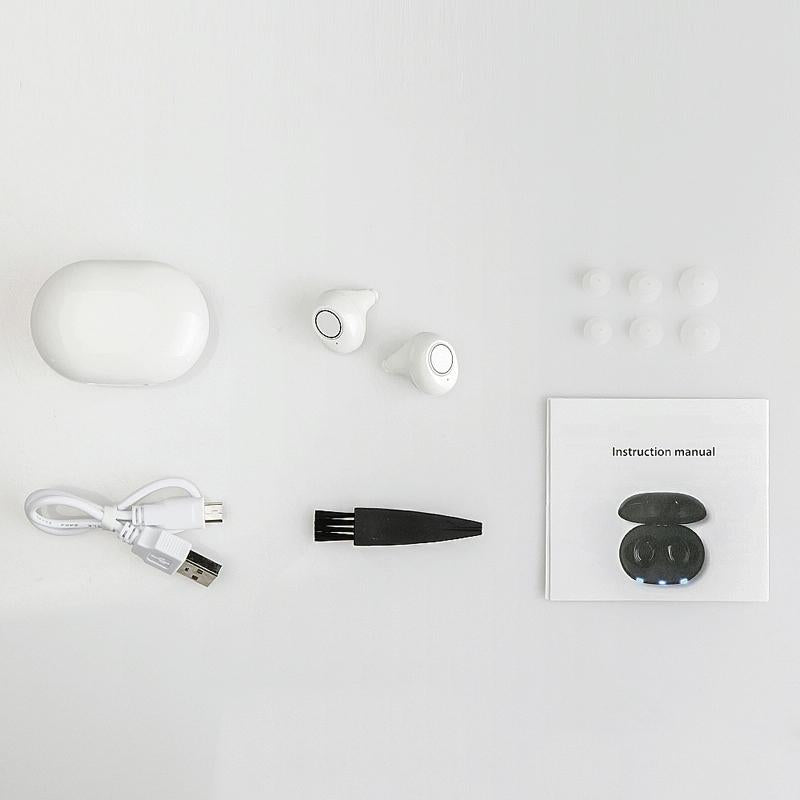Portable Elderly Hearing Amplifier Ear Bulb Concentrator Aid - Black